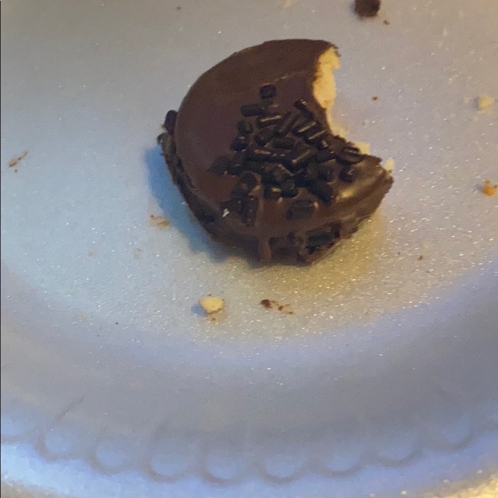 A bitten cookie